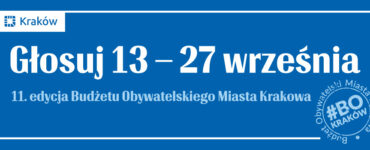 banner informujący o terminie głosowania od 13 września do 27 września