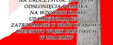 100- lecie odsłonięcia pomnika na Wzgórzu Kaim