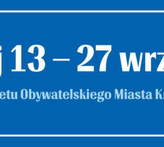 banner informujący o terminie głosowania od 13 września do 27 września